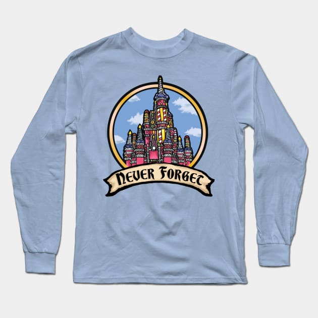 Cake Castle Long Sleeve T-Shirt by fantasmicthreads